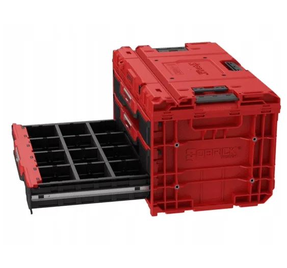 Ящик для інструментів Qbrick пластик 587х380х340 мм червоний