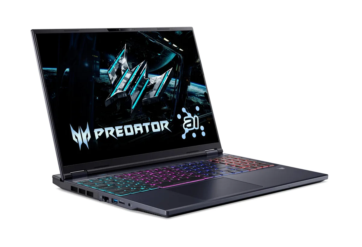Ноутбук Acer ігровий чорний 16" IPS 32ГБ SSD 1ТБ RTX 5070