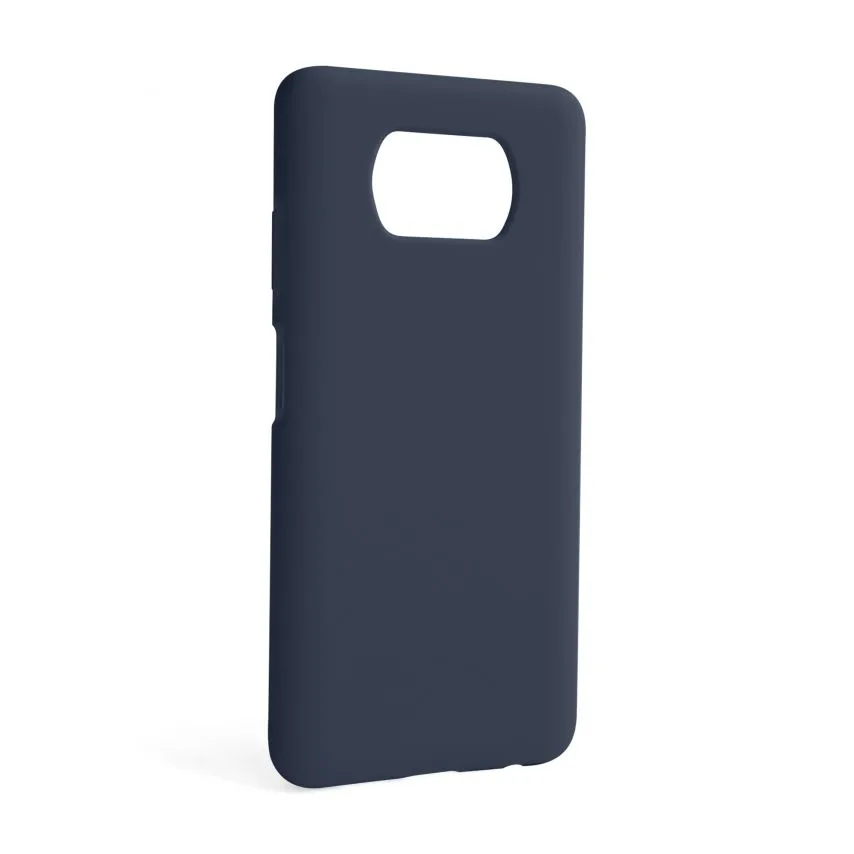 Чохол силіконовий для смартфонів  Poco X3 Pro  синій