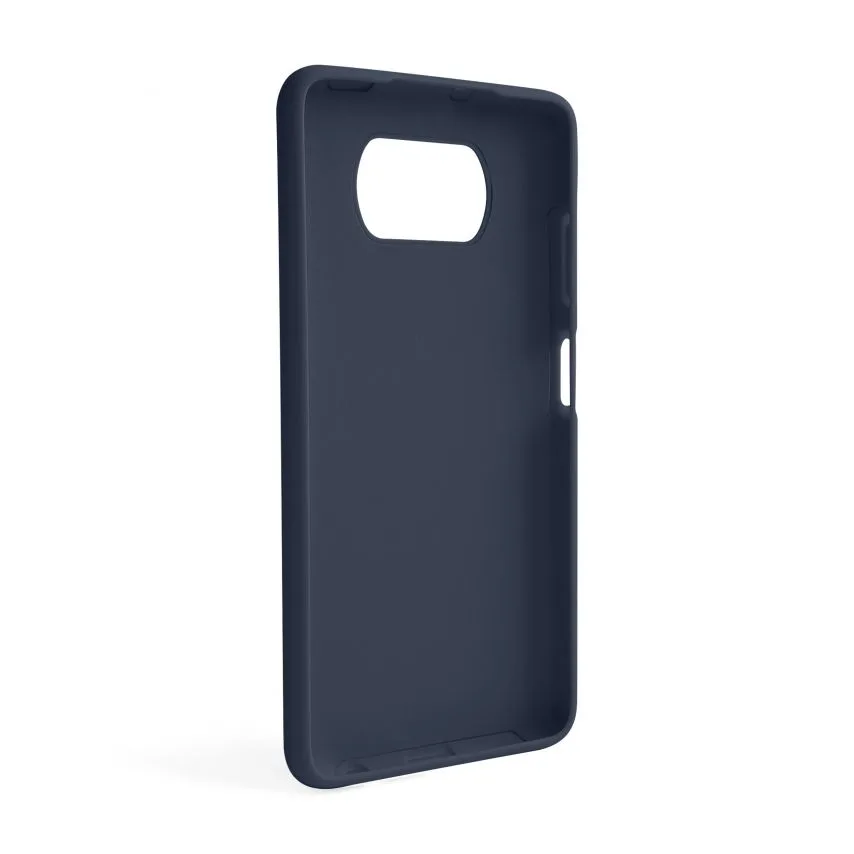 Чохол силіконовий для смартфонів  Poco X3 Pro  синій