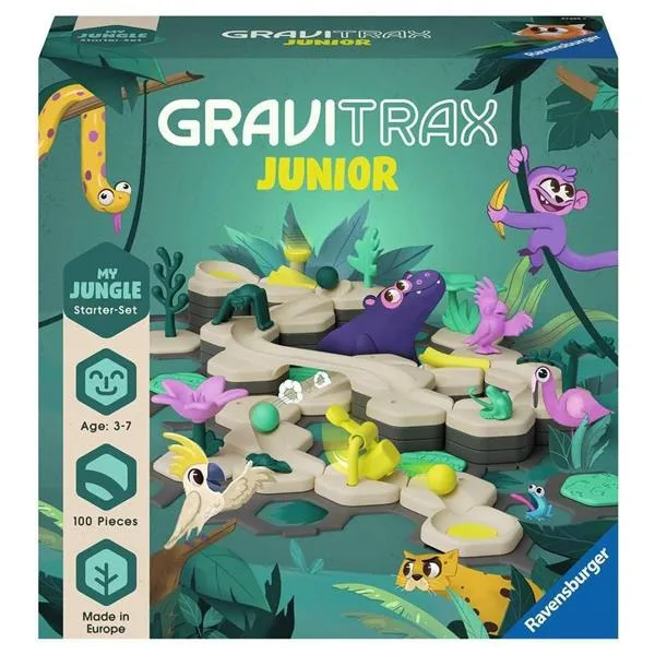 Конструктор GraviTrax Junior Jungle пластик 34х11х34 см зелений