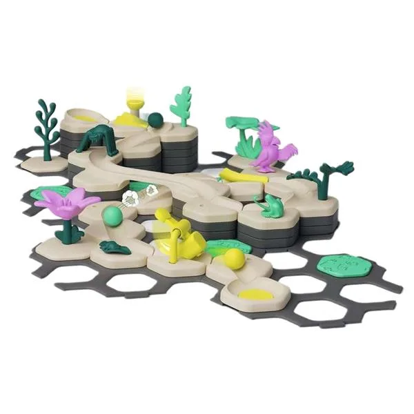 Конструктор GraviTrax Junior Jungle пластик 34х11х34 см зелений
