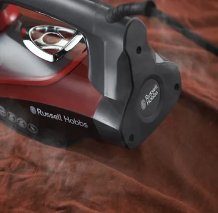 Праска з подачею пари Russell Hobbs 2600 Вт керамічна червона 350 мл