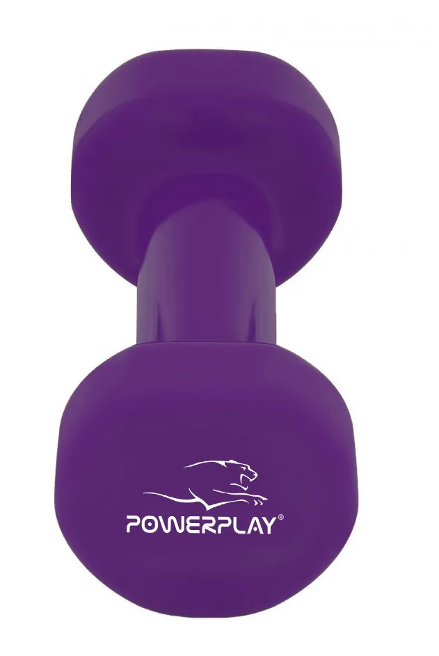 Гантель Active Point виниловая 2,5 кг фиолетовая