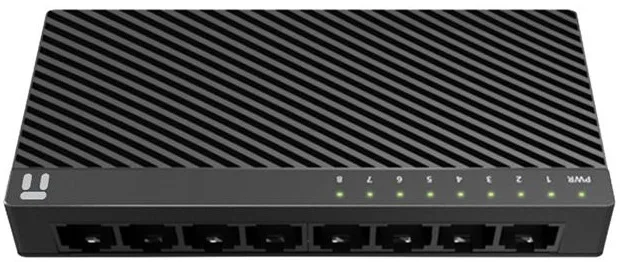 Комутатор Netis 8 портів 10/100 Мбіт/с некерований чорний