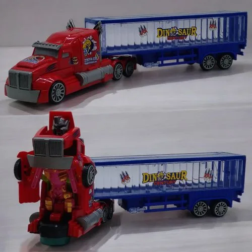 Трейлер-трансформер Fengfa Toys Динозаври з ефектами світла і звуку для дітей 3+