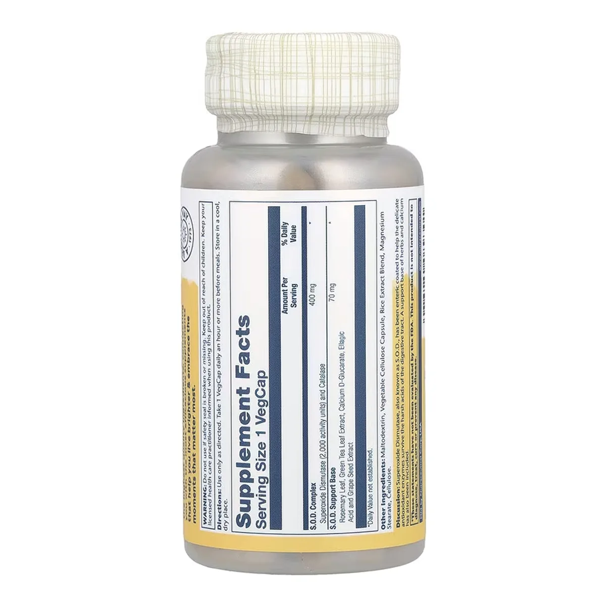 SOD 2000 Plus 400mg растительная капсула 100 шт