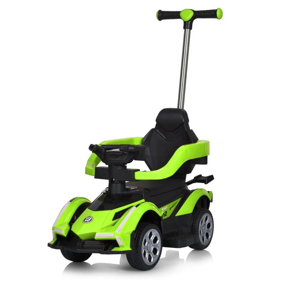 Толокар Bambi Racer экокожа 3 в 1 до 25 кг красный