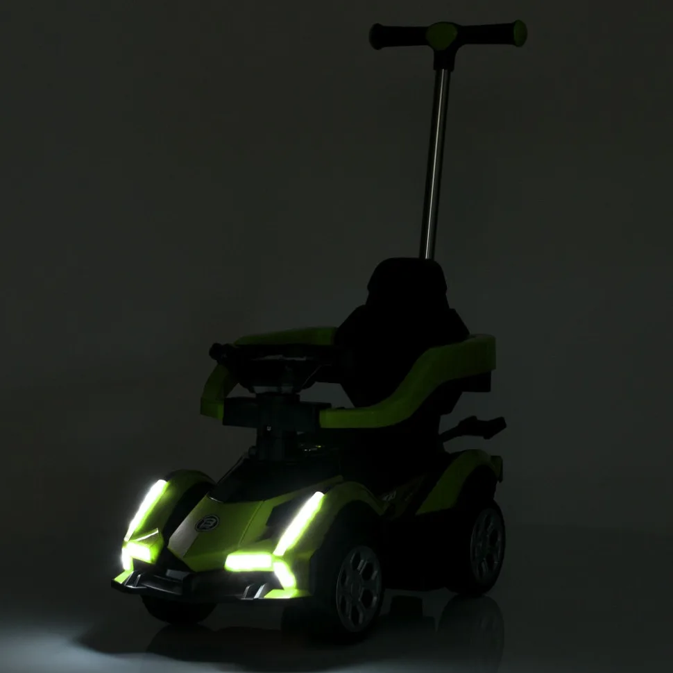 Толокар Bambi Racer экокожа 3 в 1 до 25 кг красный