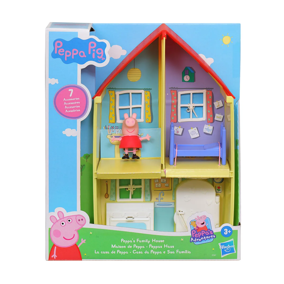 Ігровий набір Peppa Pig полімерний 30,5х25,4х8,6 см Будиночок Пеппи