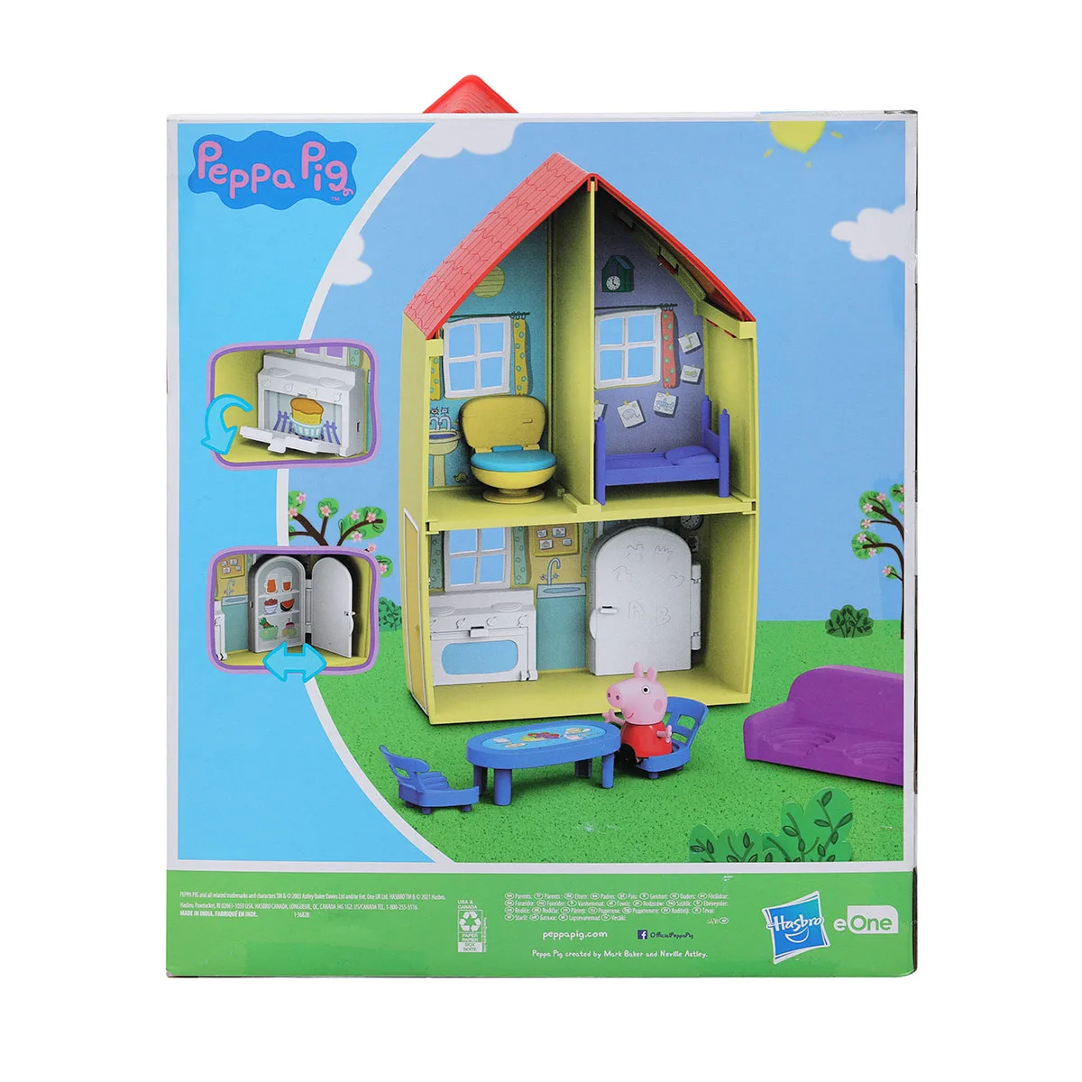 Ігровий набір Peppa Pig полімерний 30,5х25,4х8,6 см Будиночок Пеппи