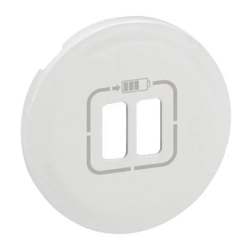 Лицевая панель розетки Legrand 1xRJ45 6 для UTP/FTP/SFTP, Celiane, белая