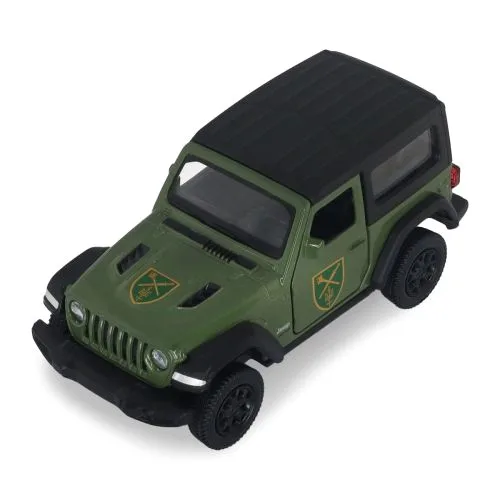 Автомодель Jeep Wrangler Rubicon TechnoDrive Шевроны Героев для коллекционирования игрушечная машинка