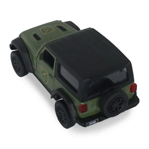 Автомодель Jeep Wrangler Rubicon TechnoDrive Шевроны Героев для коллекционирования игрушечная машинка