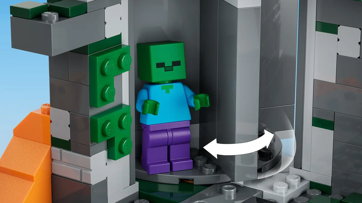 Конструктор LEGO Minecraft Підземелля зомбі