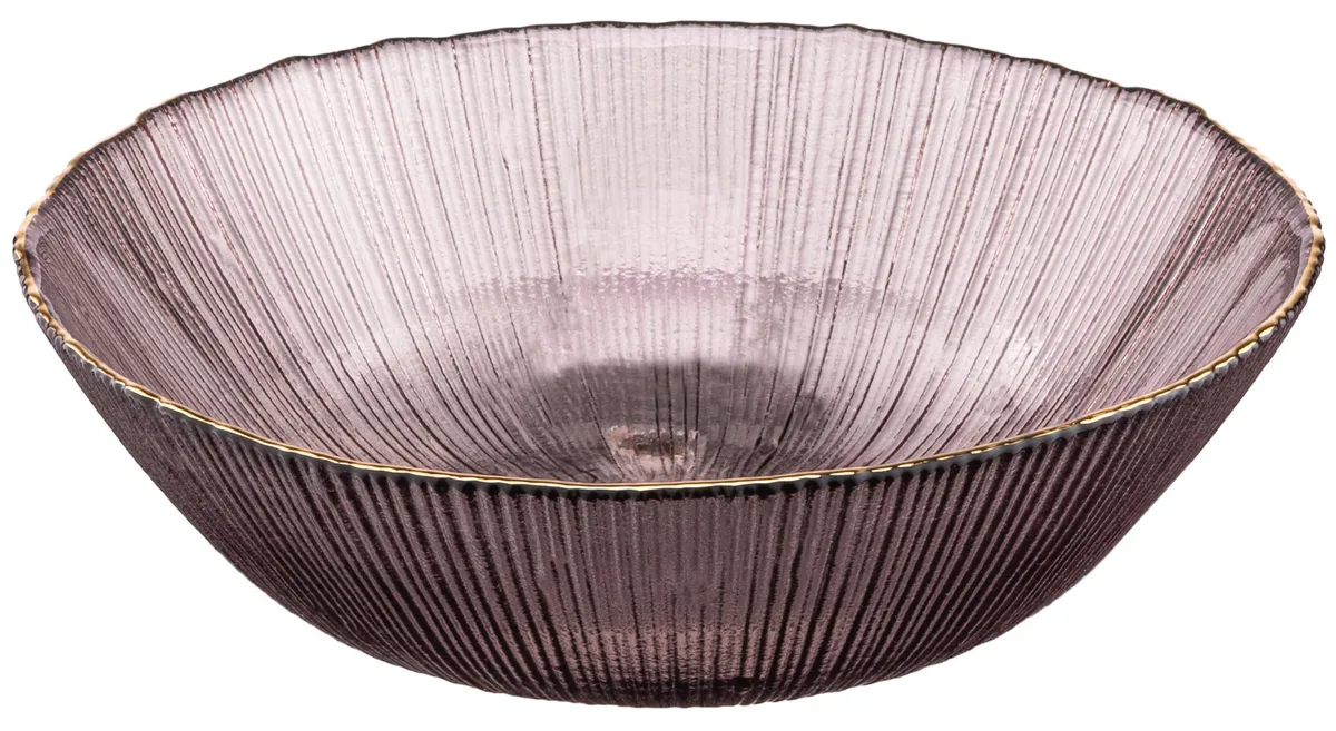 Салатник ARDESTO Mallow, 20 см, стеклянный, розовый