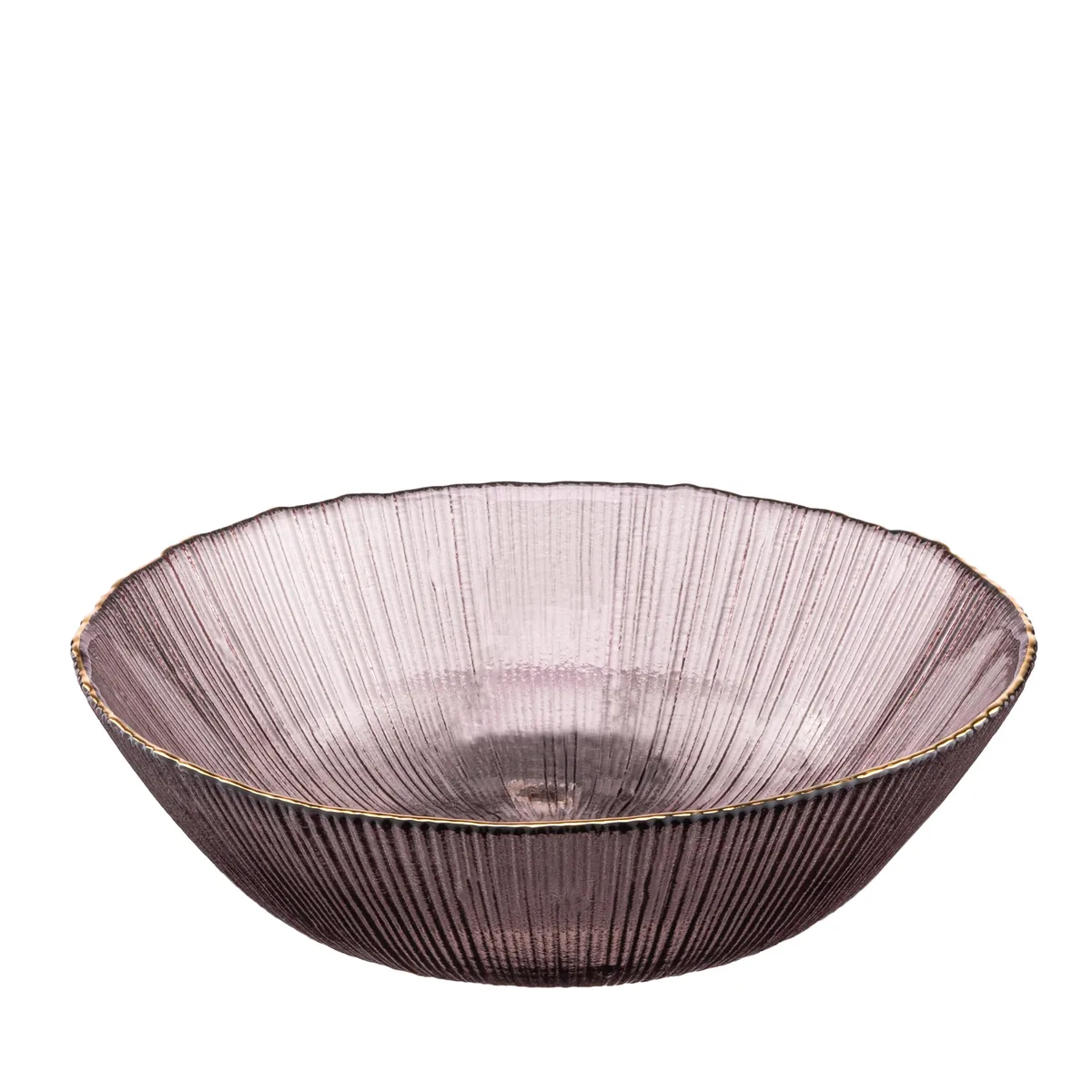 Салатник ARDESTO Mallow, 20 см, стеклянный, розовый