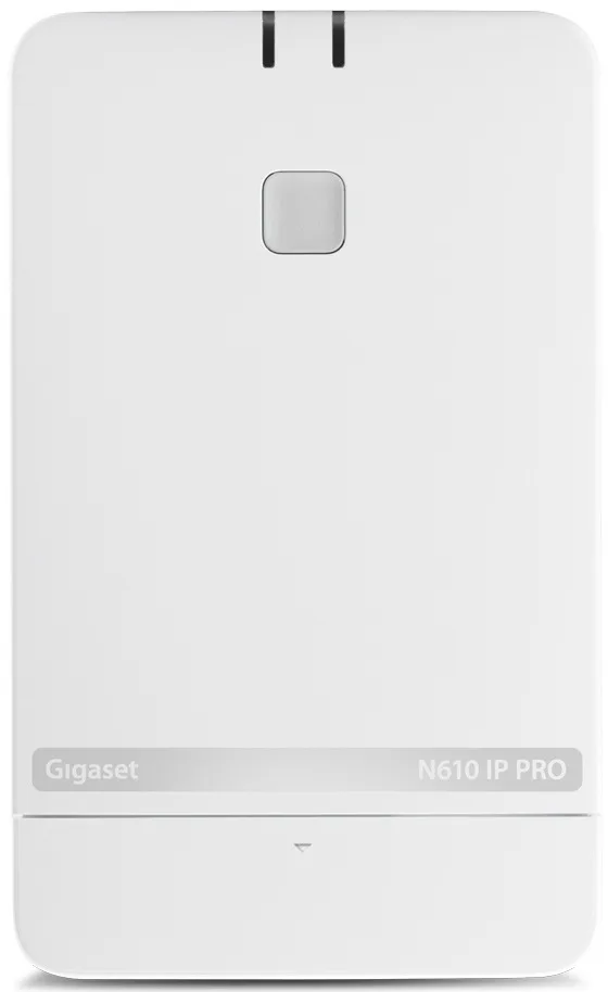 Базова станція IP-DECT Gigaset N610 IP PRO, Single Cell, SIP, PoE, до 8 паралельних дзвінків, до 8 трубок