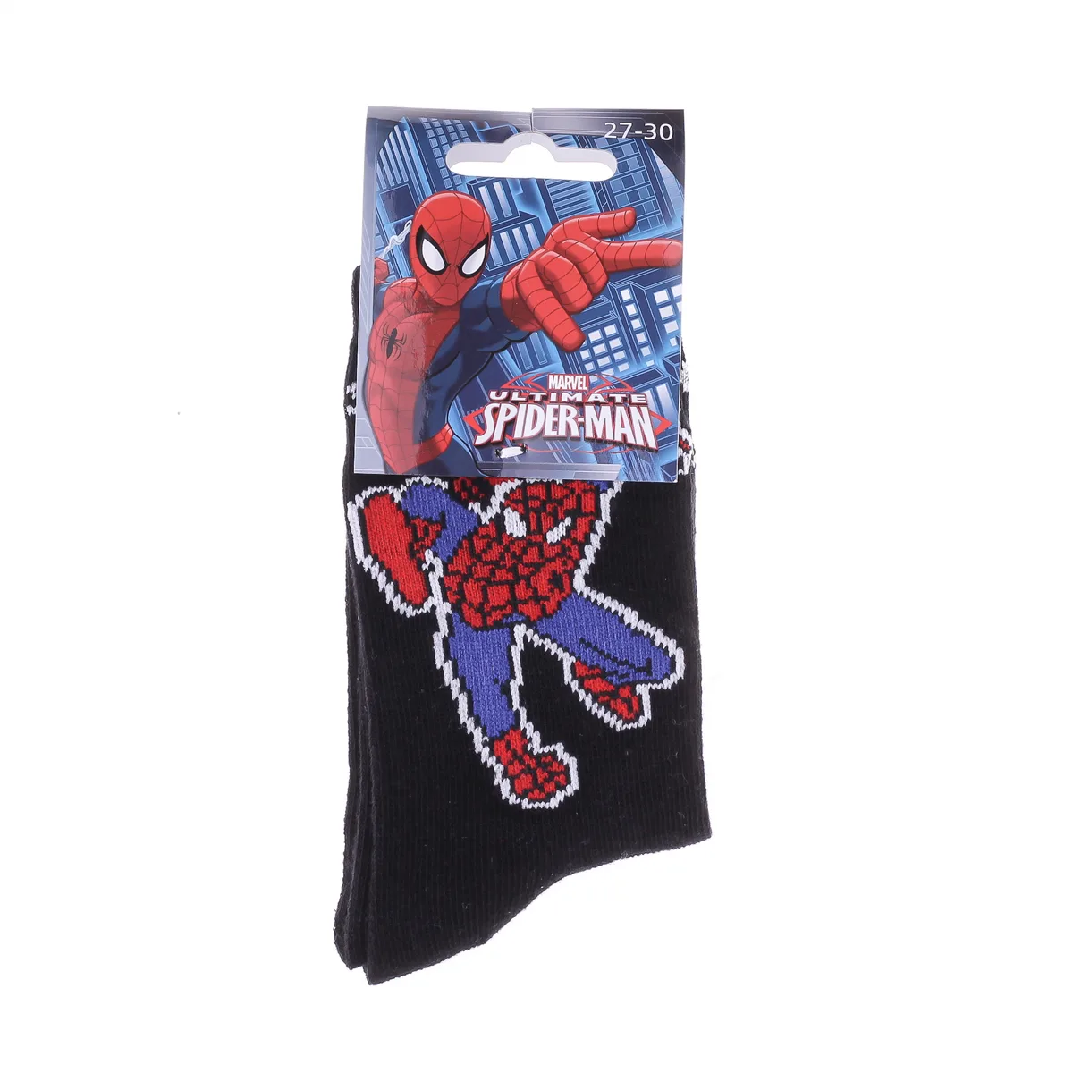 Шкарпетки SPIDER MAN бавовна 31-34 синій