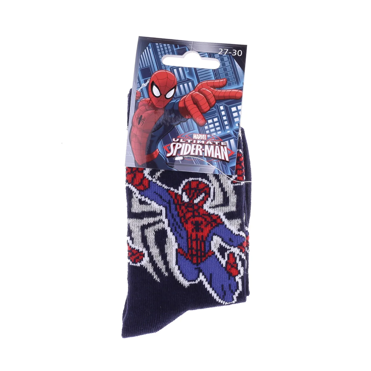 Шкарпетки SPIDER MAN бавовна 31-34 синій