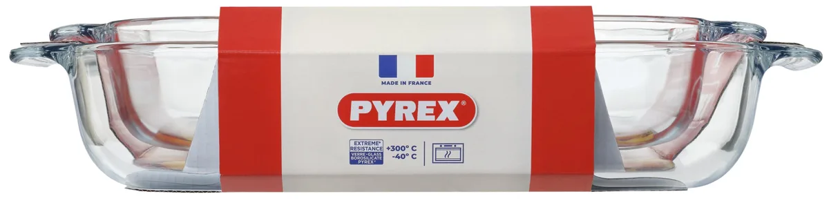 Набір форм для запікання Pyrex жаростійке скло 35х23 см 31х20 см