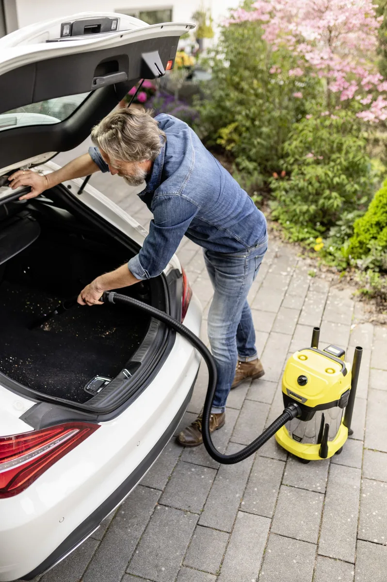 Пилосос Karcher професійний акумуляторний контейнер 17 л нержавіюча сталь