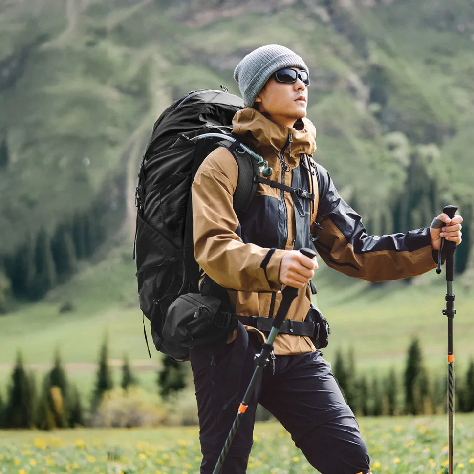 Рюкзак туристичний Naturehike Cordura 70 л чорний M