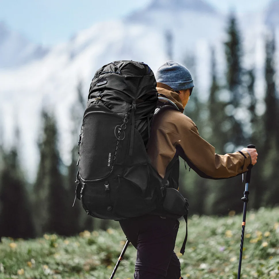 Рюкзак туристичний Naturehike Cordura 70 л чорний M