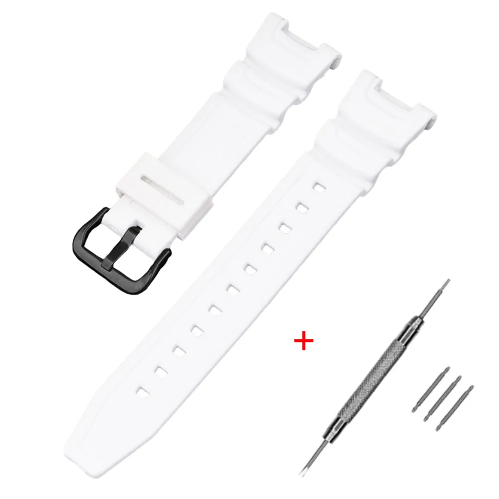 Ремінець Modfit White 24 г силіконовий для годинників Casio SGW-100