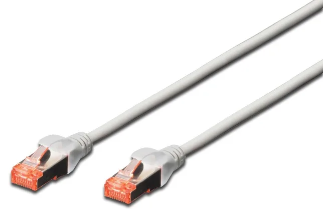 Патч-корд DIGITUS CAT 6 S-FTP, 10м, AWG 27/7, LSZH, сірий
