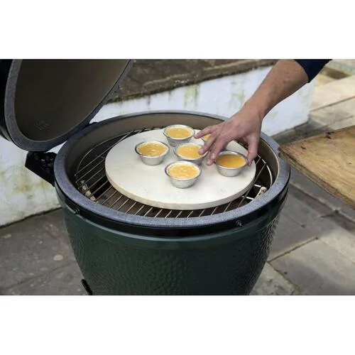 Форма для випікання Big Green Egg Керамічна Кругла 54х54 см Білий