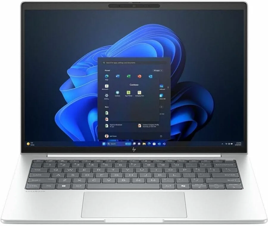 Ноутбук HP EliteBook 8-G1i 14" WUXGA AG, Intel U5-225H, 16GB, F512GB, UMA, Win11P, серебристый.