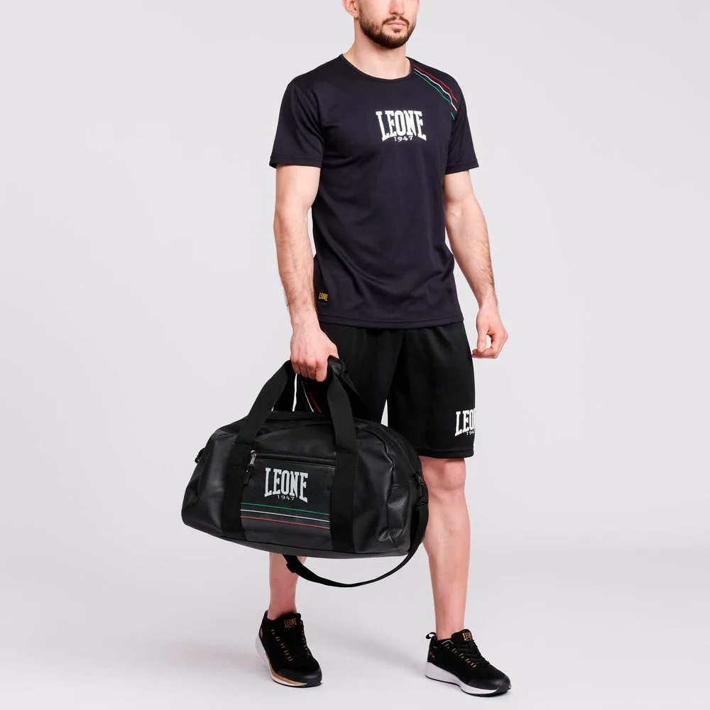 Спортивна сумка Leone штучна шкіра 40л чорна