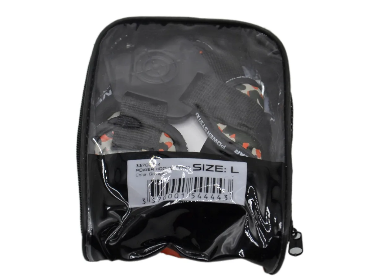 Гаки для тяги Active Point натуральна шкіра XL Camo Black/Red