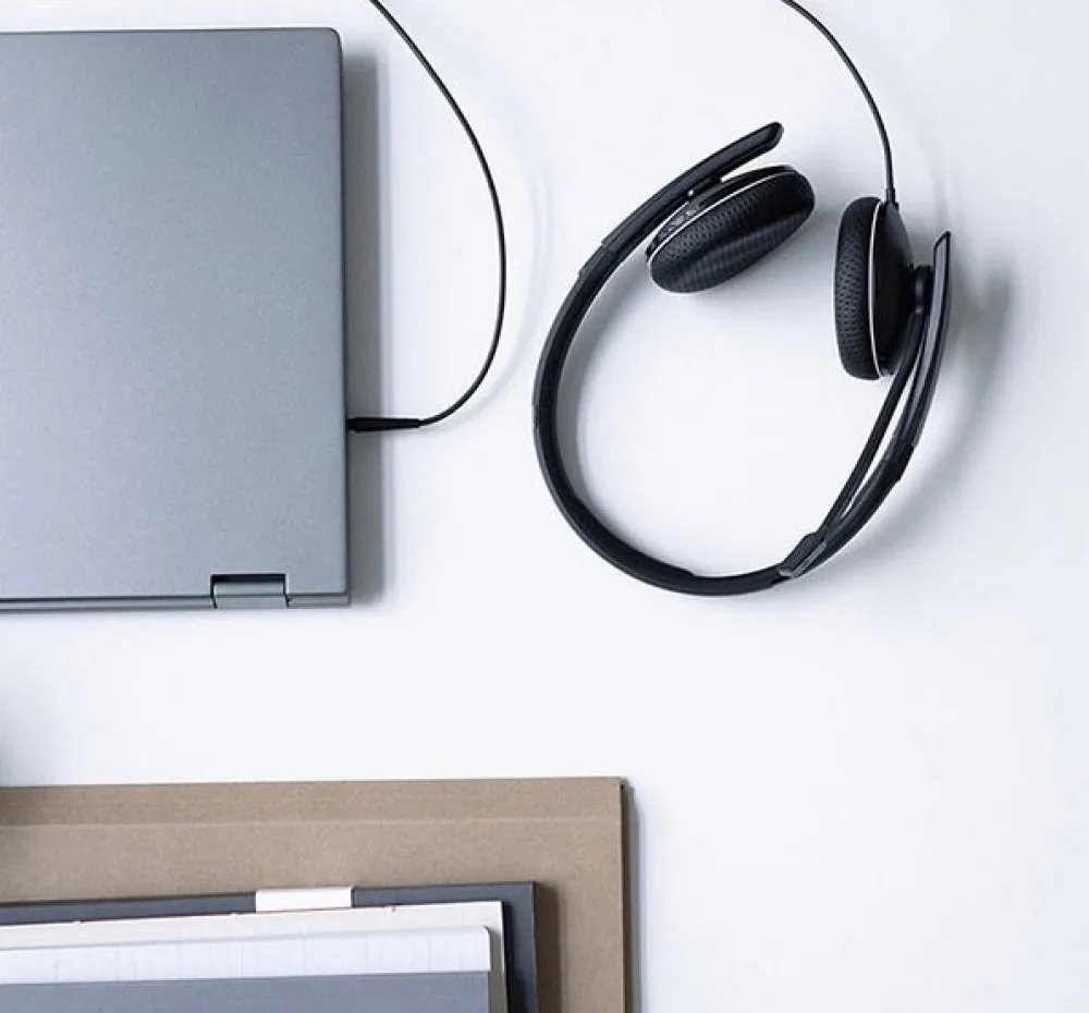 Гарнітура комп'ютерна моно On-Ear EPOS ADAPT 135T USB II, 3.5мм/USB, односпрямований, сертифікат Microsoft Teams, 1.8м, Чорний