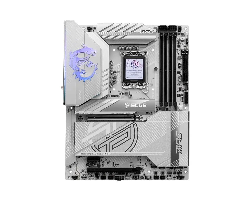 Материнcька плата MSI MPG Z890 EDGE TI WIFI s1851 Z890 4xDDR5 M.2 HDMI Wi-Fi BT ATX