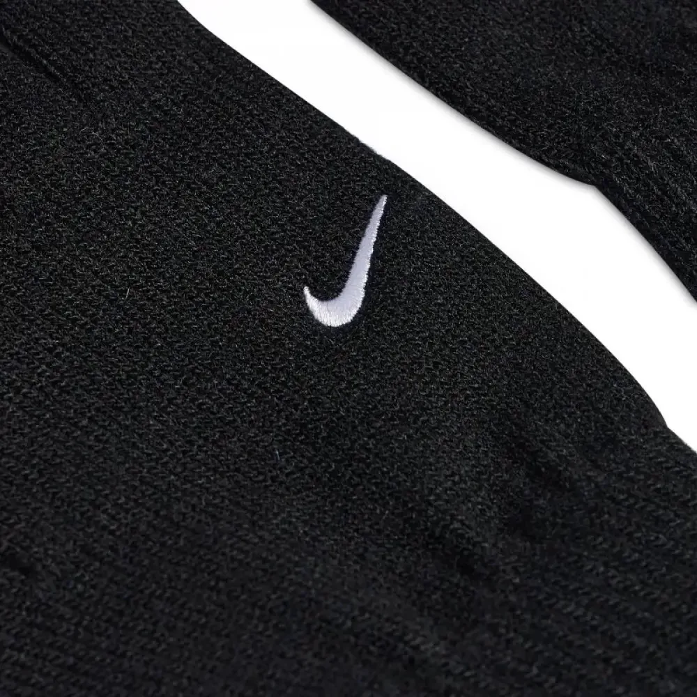 Теплые перчатки NIKE акрил L/XL черные