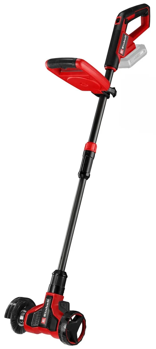 Очищувач швів плитки Einhell Expert GE-CC 18/110 Li E-Solo 18В, 1150-1500 об/хв, з телескопічною штангою та щіткою 110 мм.