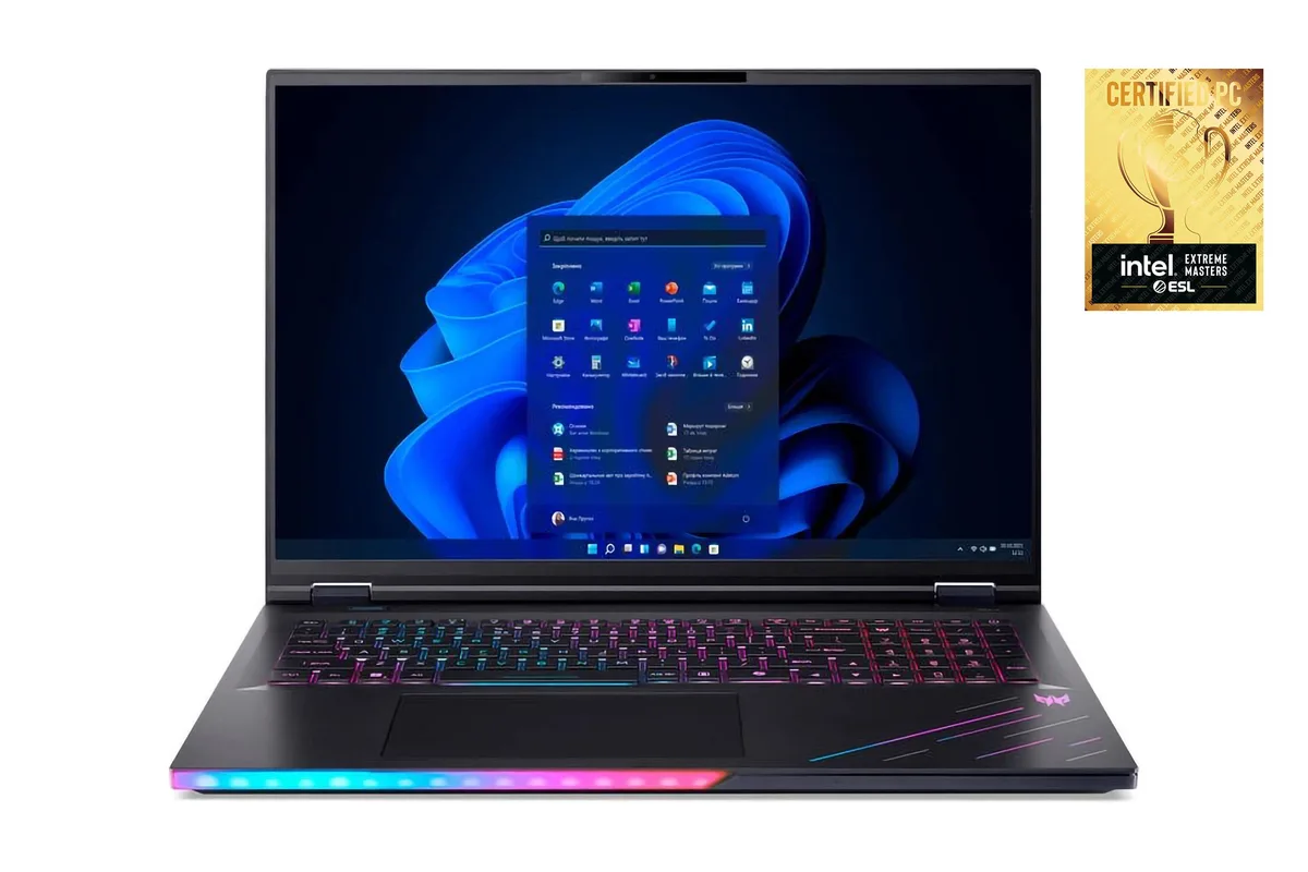 Ноутбук Acer Predator Helios 18 PH18-73 18" WQXGA IPS, Intel U9-275HX, 64GB, F2TB, NVD5080-16, Win11P