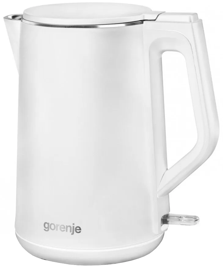 Електрочайник Gorenje 1,5 л Пластик Метал Білий