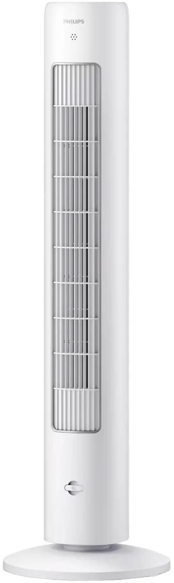 Вентилятор Philips колонний, 110 см, 40 Вт, пульт дистанційного керування, дисплей, білий