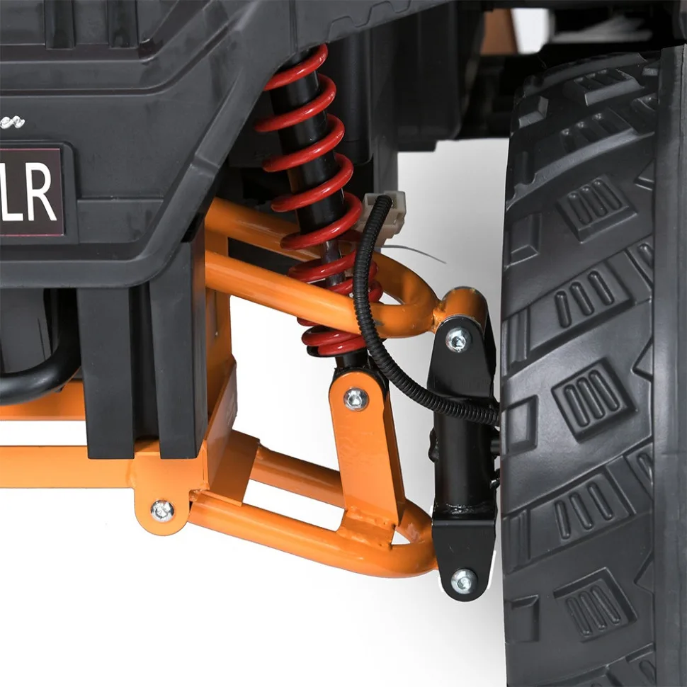 Дитячий електромобіль Bambi Racer екокожа джип 137х85х76 см чорний