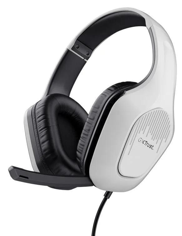 Гарнитура Trust GXT 415PS Zirox для Playstation, 3.5мм, белая