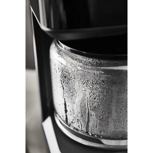 Кавоварка Tefal крапельного типу SmartLight 1.25л, для меленої кави, з таймером та годинником, чорного кольору.