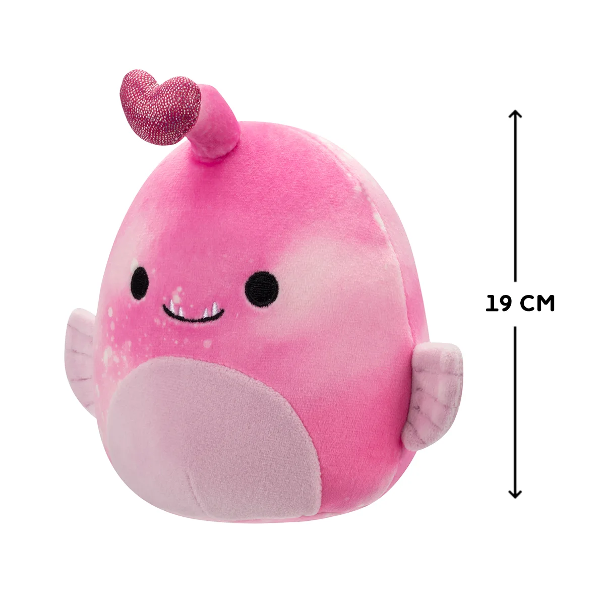 М'яка іграшка Squishmallows поліестер спандекс 19 см Риба-вудильник Сі
