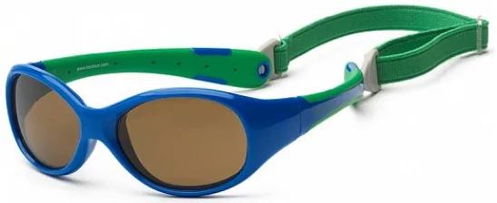 Дитячі сонцезахисні окуляри Koolsun Flex, 3-6р, синьо-зелений
