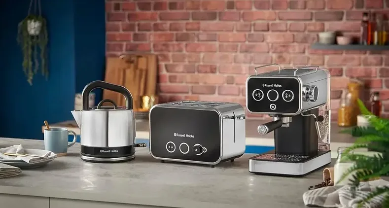 Електрочайник Russell Hobbs Нержавіюча сталь 1,5 л Чорний 2400 Вт