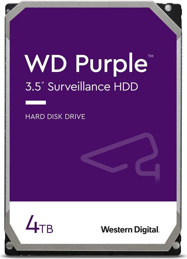 Жорсткий диск WD Purple 4TB 3.5" для відеоспостереження