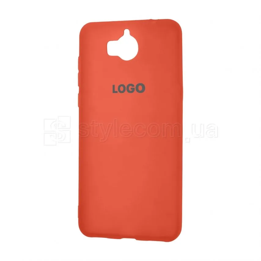 Чохол Silicone Case для Huawei силіконовий помаранчевий