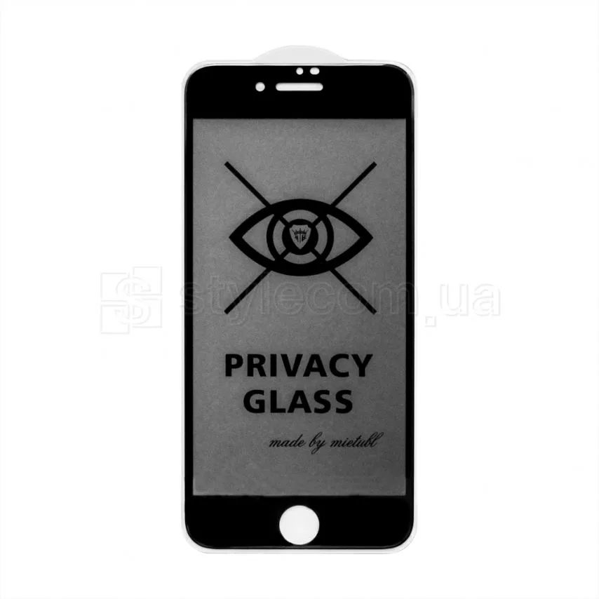 Захисне скло Privacy для смартфонів 7 Plus 8 Plus чорне